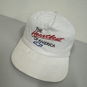 Eagle Ridge Chevrolet Hat Men OSFA White Good Heartbeat of America Snapback USA